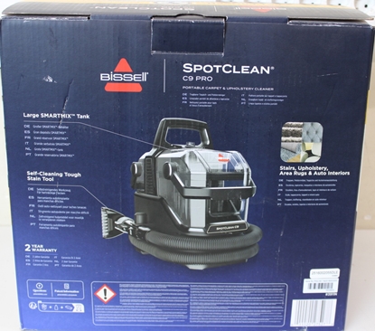 Изображение SALE OUT. Bissell SpotClean C9 Pro Portable Carpet & Upholstery Cleaner | Bissell | Portable Carpet and Upholstery Cleaner | SpotClean C9 Pro | Corded operating | Washing function | 400 W | 24 month(s) | ITEM USED AND DIRTY. MISSING: LIQUID, WHEELS