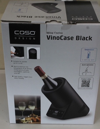 Picture of SALE OUT. Caso | Wine Cooler | VinoCase | Black | USED, SCRATCHES