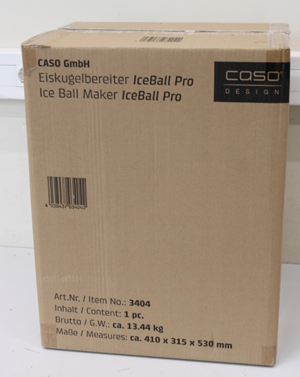 Picture of SALE OUT. Caso Ice Ball Maker | IceBall Pro | Power 130 W | Capacity 1.3 L | Matt Black | USED, DIRTY
