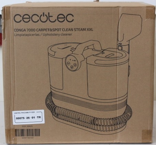 Изображение SALE OUT. Cecotec Conga 7000 Carpet&Spot Clean Steam XXL cable upholstery cleaner | Cecotec Upholstery Cleaner | Conga 7000 Carpet&Spot Clean Steam XXL | 1700 W | 24 month(s) | DAMAGED PACKAGING, SCRATCHED ITEM