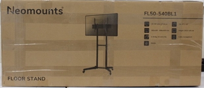 Picture of SALE OUT. Neomounts FL50-540BL1 TV trolley - 37-70" - max 50 kg - manual h 128,5-145 cm - VESA 100x100-600x400 - black | Neomounts Floor stand | FL50-540BL1 TV trolley | Adjustable Height, Tilt | 37-70 " | Maximum weight (capacity) 50 kg | UNPACKED
