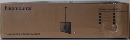 Picture of SALE OUT. Neomounts FPMA-C340BLACK Monitor/TV mount ceiling 32-75" - h 106-156 cm | Neomounts Ceiling mount | FPMA-C340BLACK Monitor/TV mount ceiling screen | Adjustable Height, Rotate, Tilt, Swivel | 32-75 " | Maximum weight (capacity) 50 kg | DAMAGED PA