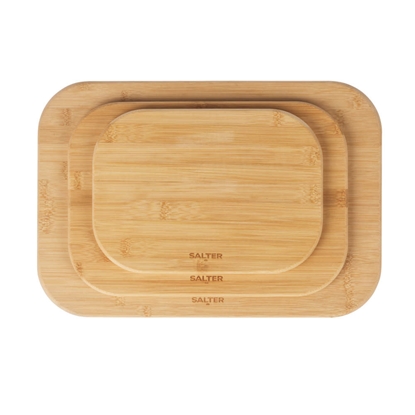 Picture of Salter BW14107 Simple Prep Bamboo Chopping Board Set
