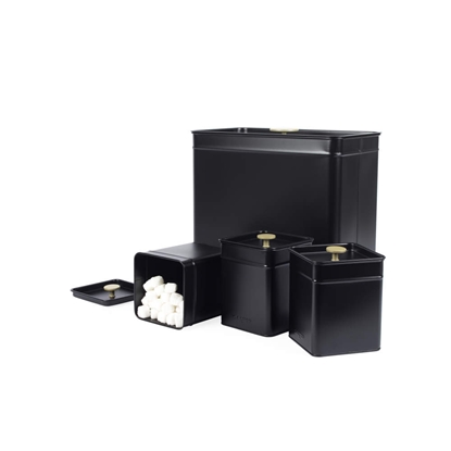 Picture of Salter BW14372 Alchemy 4-Piece Countertop Set, Black