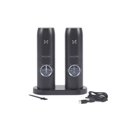 Picture of Salter BW14373 Rechargeable Mill Set, Black