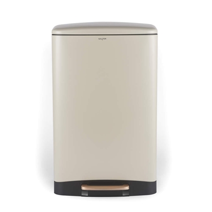 Picture of Salter BW14806 Pebble 50L Pedal Bin, Beige