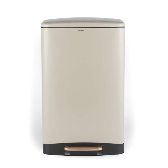 Изображение Salter BW14806 Pebble 50L Pedal Bin, Beige