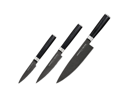 Изображение SAMURA 3 virtuves nažu komplekts, Stonewash