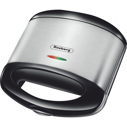 Picture of Sandwich maker Rosberg 555R51442C, 750W, Grill Non-Stick Plates, Black