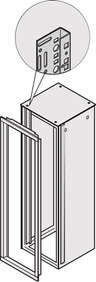 Изображение Schroff Varistar Deco Frame Adapter Bracket, 1800H 600W, RAL 7035