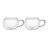 Picture of Set of 2 double-wall glass mugs 300 ml, 9002, KAMILLE
