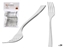 Изображение Set of 24 plastic silver dessert forks, 16×10×1.5 cm, 10671, Kinvara