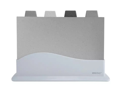 Picture of Set of 4 cutting boards with KINGHoff stand KINGHOFF KH 1743