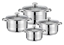 Изображение Set of 4 pots: 14/16/18/22 cm – 1.2/1.8/2.5/4.5 l, 47009, 44 x 25.5 x 15.5, GALICIA