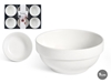 Picture of Set of 6 white porcelain bowls 9 cm, 86525, Vessia