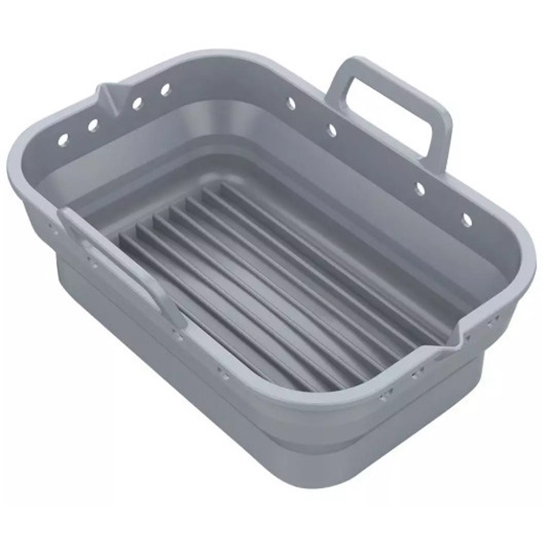 Изображение Set of silicone baking inserts for deep fryer, 14.5x20.6cm, 2 pieces, KB 7791, Klausberg