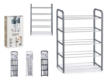 Изображение Shoe rack for 15 pairs, 3 colours, 3×68×18.5 cm, 17026, Kipit