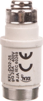 Изображение Shumee Wkadki bezpiecznikowe cylindryczne Bezpiecznik topikowy KFL-D02-25 23351