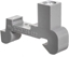 Picture of Shumee Blokada koncowa na szyne aluminiow 209-122 25szt.