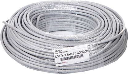 Attēls no Shumee Kable sterownicze i sygnalizacyjne Przewód sterowniczy LIYCY 6x0,75 300/300V (KAB10001284) 100m