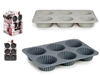 Picture of Silicone baking form for 6 muffins, 3×25.7×17.5 cm, 76835, Kinvara