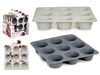 Picture of Silicone baking form for 9 muffins, 3×22×22 cm, 76834, Kinvara