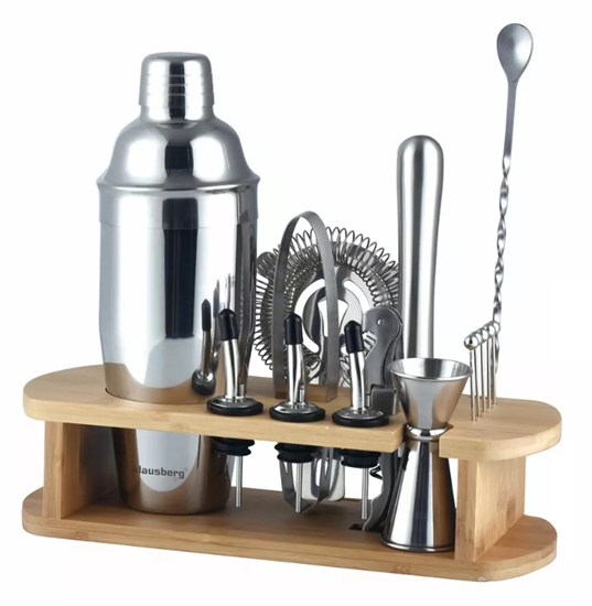 Изображение Silver bartender set 16 pieces, Klausberg steel KB 7582