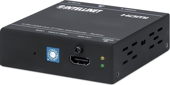 Picture of System przekazu sygnau AV Intellinet Network Solutions Intellinet 208345, 1920 x 1080 pixels, AV receiver, 500 m, Black, HDCP