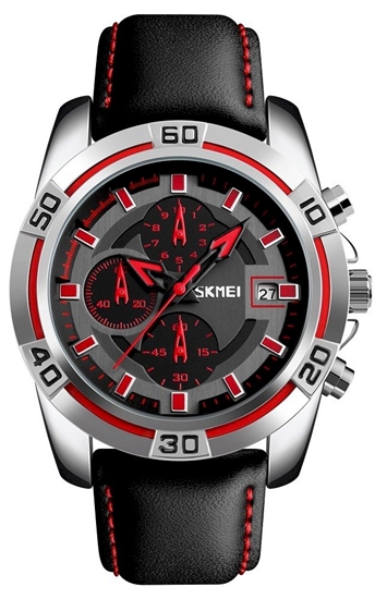 Picture of SKMEI Men’s Watch 9156SIRD / silver-red