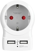 Picture of Skross In-line socket + USB White