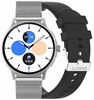 Изображение Smartwatch Damski GRAVITY GT12-7 with Silicone Strap + Silver Bracelet / black