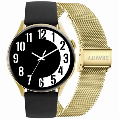 Attēls no Smartwatch Gravity Gold Strap + Bracelet GT11-1 / gold