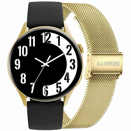 Picture of Smartwatch Gravity Gold Strap + Bracelet GT11-1 / gold