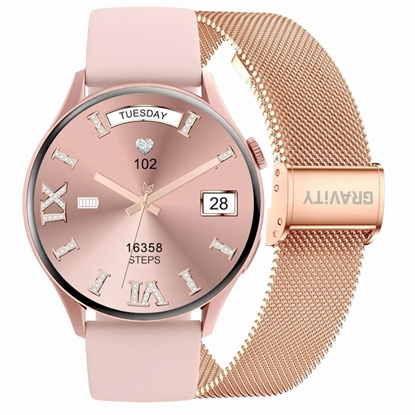 Attēls no Smartwatch Gravity Strap + Bracelet GT11-5 / Rose Gold