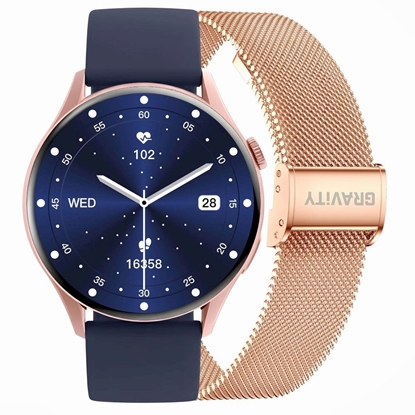 Attēls no Smartwatch Gravity Strap + Bracelet GT11-6 / Rose Gold