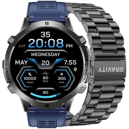 Attēls no Smartwatch Gravity Strap + Bracelet GT42-2 / black