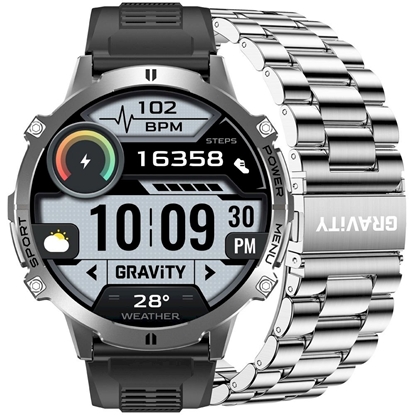 Attēls no Smartwatch Gravity Strap + Bracelet GT42-3 / graphite
