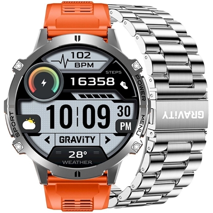 Attēls no Smartwatch Gravity Strap + Bracelet GT42-4 / graphite