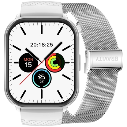 Attēls no Smartwatch Gravity Strap + Bracelet GT43-2 / Silver
