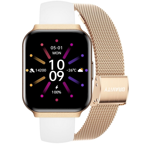 Picture of Smartwatch Gravity Strap + Bracelet GT44-1 / rose gold