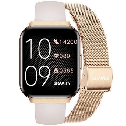 Attēls no Smartwatch Gravity Strap + Bracelet GT44-2 / Rose Gold
