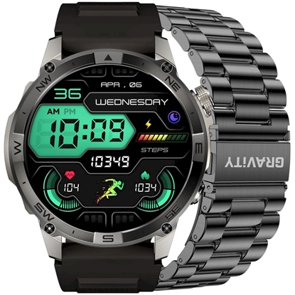 Attēls no Smartwatch Gravity Strap + Bracelet GT46-3 / graphite