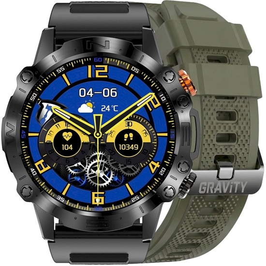 Picture of Smartwatch Gravity with 2 Straps GT20-7 / black