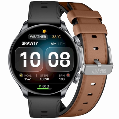 Attēls no Smartwatch Gravity with 2 Straps GT35-1 / black