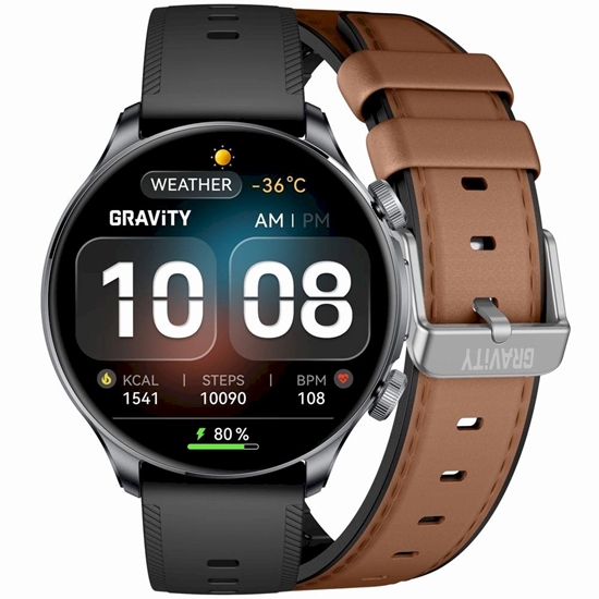Picture of Smartwatch Gravity with 2 Straps GT35-1 / black