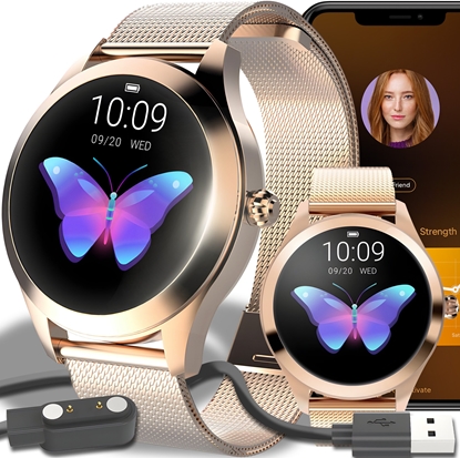 Picture of Smartwatch Retoo SMARTWATCH ZEGAREK DAMSKI WODOODPORNY POLSKA APLIKACJA SPORT SEN ROZMOWY