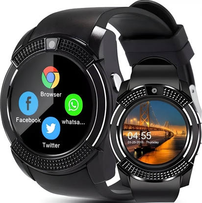 Picture of Smartwatch Retoo V8 Czarny  (E288)