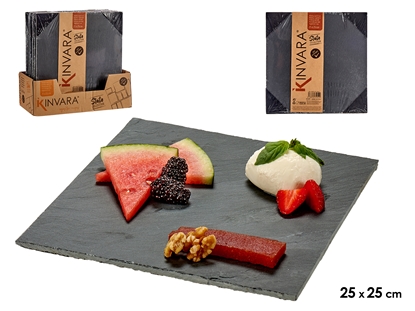 Picture of Snack tray, square, 0.5×25×25 cm, 31451, Kinvara