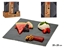 Attēls no Snack tray, square, 0.5×25×25 cm, 31451, Kinvara