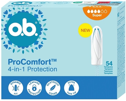 Picture of Snibbs O.B. ProComfort Tampony Super 54 szt.